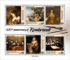 Rembrandt 420th Anniversary Paintings Art Mnh Stamps 2026 Sierra Leone M s   S s