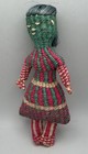 Vintage Handmade Coiled Jute Rope Folk Art Doll Pair-rustic Primitive 8    12   