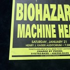 90s Slayer Concert Poster Henry Kaiser Auditorium  Oakland  Ca Bill Graham