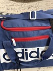 Rare Adidas Court Lite Duffel Bag Tech Indigo White Navy