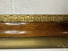 Antique Victorian Wood Gold Gilded Picture Frame Floral 33   x29    Fits 21   x25   