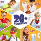 20 science Experiments For Kids Brainy Beaker Science Kit Gift Set Homeschool