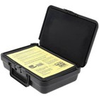 Platt 10-1 2  Wide X 3  High  Clamshell Hard Case Black  Polyethylene