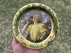 Original Moxie Tin Litho Tip Tray 6  Diameter