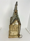 Vintage Ceramic Cement Bird House Church