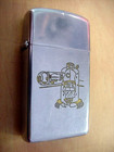 Zippo 1970 Graphics Both Sides Taylor Diving   Salvage Co Lighter New Orleans La
