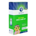 First Teeth Oral Care Kit By Brilliant Oral Care With Tootpaste And Toothbrush