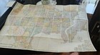 Rare 1885 James Wyld Pocket Map United States America Partof Canada Mexico 33x45