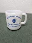 Los Angeles Division Santa Fe Glasbake Coffee Mug Barstow Milk Glass