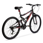 26 Inch Mountain Bike Dual Suspension 18 Speed Shocker Adults Off-road Riding Us