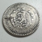Hobo La Catrina Day Of The Dead Made From A Real Silver Mexican Un Peso Signed