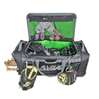 All-star S7 Elite Baseball softball Catcher s Roller Bag - Black