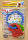 Nuby Soothing Teether Chewy Charms   Teethe Eez Bpa Free Silicone Toys Lot Of 3