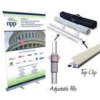  57  Retractable Roll Up Banner Stand Pop Up Trade Show Display