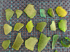 Genuine Surf Tumbled Natural Sea Glass Lot Of 30 Pieces 3 4 - 1  3 4  Ct Beaches
