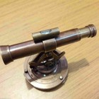 Antique Vintage Solid Brass Compass Round Engraved Telescope Table Decorative