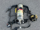Scott 2 2 Full Scba Set -  2015 Tank  Harness  Mask   Voice Amp - Excellent Cond