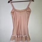 Victoria s Secret Angels Peach Silky Lace Trim Nightie Size Medium 