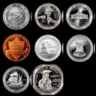 1776-2026-p Semi-quincentennial Set   2025 Penny - 8 Uncirculated Coins