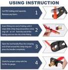 Efield Pex Pipe 1 2 Inch And 3 4 Inch Combo Crimping Tool For Copper Ring Wit   