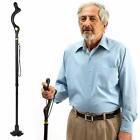 Posture Walking Cane For Men And Women With Adjustable Heights Folding 10 Level