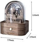 Harry Potter Wood Orgel Touch Lamp Wood Wind Up Music Box Rechargeable Lighting