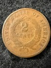 1868 Two Cent Piece - Nice Coin  Ships Free  Great Eye Appeal 