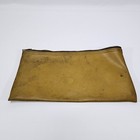 Vintage Wells Fargo Bank - Money Deposit Bag Stagecoach Design Yellow Gold Pouch
