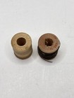 Vintage Star Mercerized Thread Spool Lot Of  2 Wooden Spools Euc Rare Antique