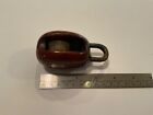 Vtg Antique Wood bronze Single Block 2 1 2  Nautical Pulley 3 8   line Great Shape