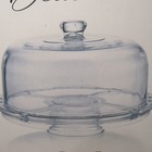 Home Essentials 6 In 1 Footed Cake Dome 12   Clear Glass And Multifunctional