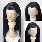 1 4 1 3 Hand-crocheted Front Lace High-temperature Fiber Wig Fit Bjd Doll