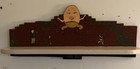 Vintage 1980s Hand Painted Humpty Dumpty Wood Children   s Shelf 25 X 7 Inches Usa