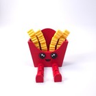 Fidget Fries Buddy Mini Articulated Fidget Sensory Toy Removable Fries 3d Print