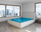 Free-flow  Queen Size  Waterbed Hardside Mattress Bundle  Includes Fill   Drain