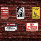 Funny Bar Signs Remember If We Get Caught Vintage Metal Tin Sign Man Cave Outdoo