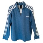 Adidas Women   s Pullover Jacket  Size L Blue Tops