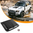 Gloss Black Air Flow Intake Hood Scoop Bonnet Vent Cover Decor For Toyota Tundra