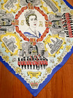 Vintage 1953 Queen Elizabeth Ii Coronation Commemorative Scarf