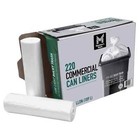 Member s Mark 50-gallon Commercial Can Liners - 220 Count  Free Shipping