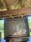 Zenith Space Command 13  Crt Tv Woodgrain Retro Vintage  Se1315w  Plus Remote 