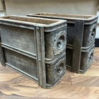 Vintage Antique Singer Treadle Sewing Machine Cabinet 4 Wood Drawers W 2 Frames