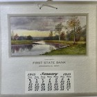 1913 Antique Ephemera  3  Calendar Samples-first State Bank Stevenville  Montana