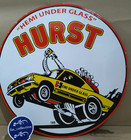 Hurst Porcelain Enamel Sign  30 X 30 Inches 1 Sided