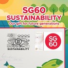 Singapore 2025 Sg60 Monthly Slogan Design November Sustainability Postal Slogan