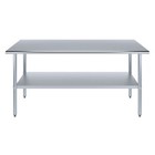 Stainless Steel 60  X 24  Nsf Commercial Kitchen Work Food Prep Table