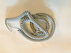 New 25 Ft Coiled Curly Phone Handset Telephone Cord - Grey