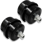 2 Pcs 1 4  Thread Air Compressor Silencer Filter Metal Intake Muffler For Silenc