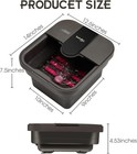Foot Bath Spa Massager With Heat Bubbles Temp Adjustable Pedicure Foot Soak Feet