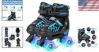Kids Roller Blades With Light Up Wheels   Adjustable Sizes